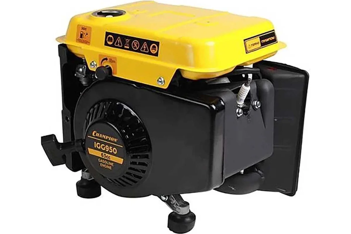 Генератор CHAMPION IGG950 (0,8/0,9кВт 1,86лс, 2,2л 11,7 кг 12V)