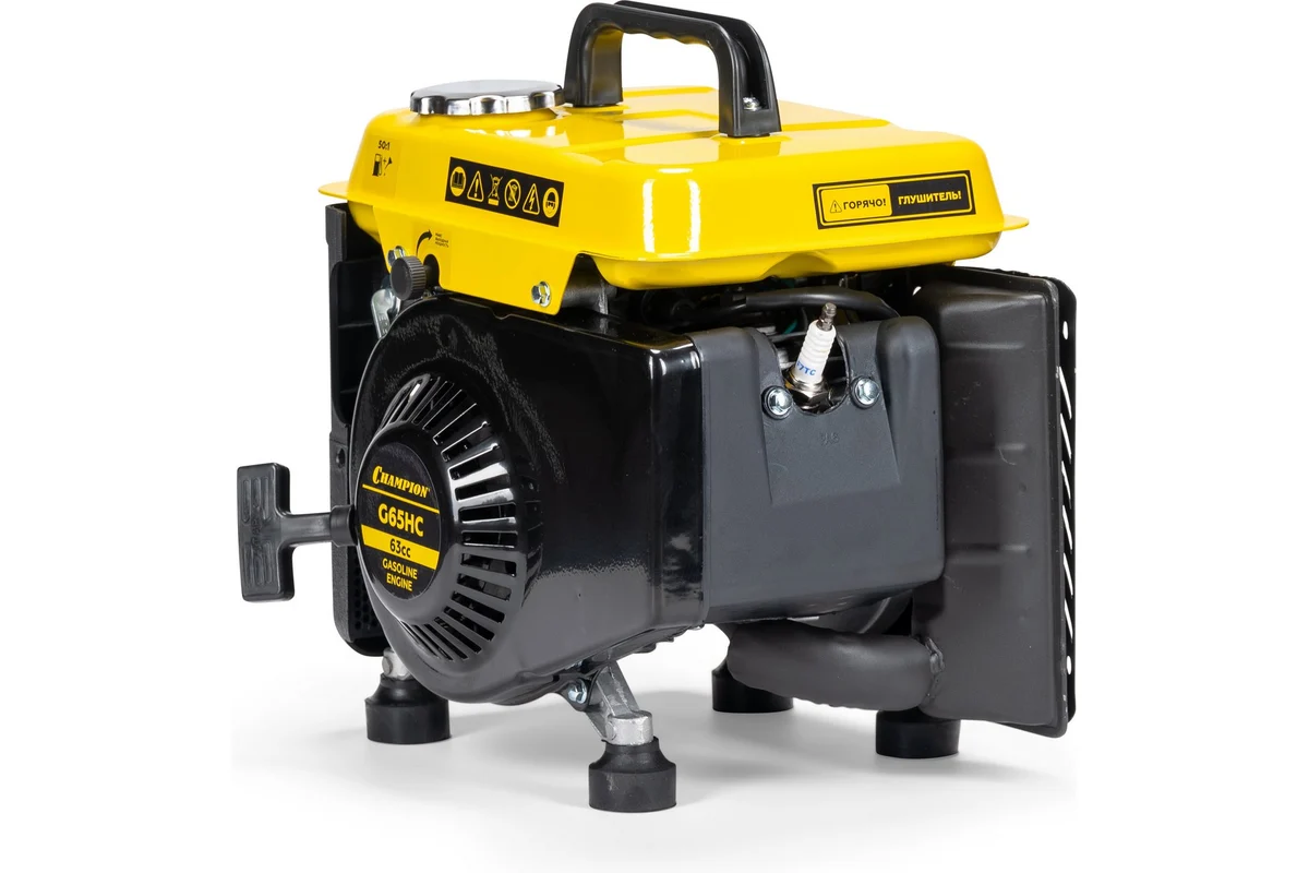 Генератор CHAMPION IGG950 (0,8/0,9кВт 1,86лс, 2,2л 11,7 кг 12V) — изображение 4