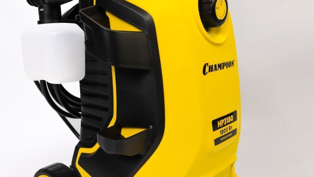Мойка CHAMPION HP3180 (1,8кВт MAX 145бар 408л/ч 7,7кг синхронный) — изображение 9