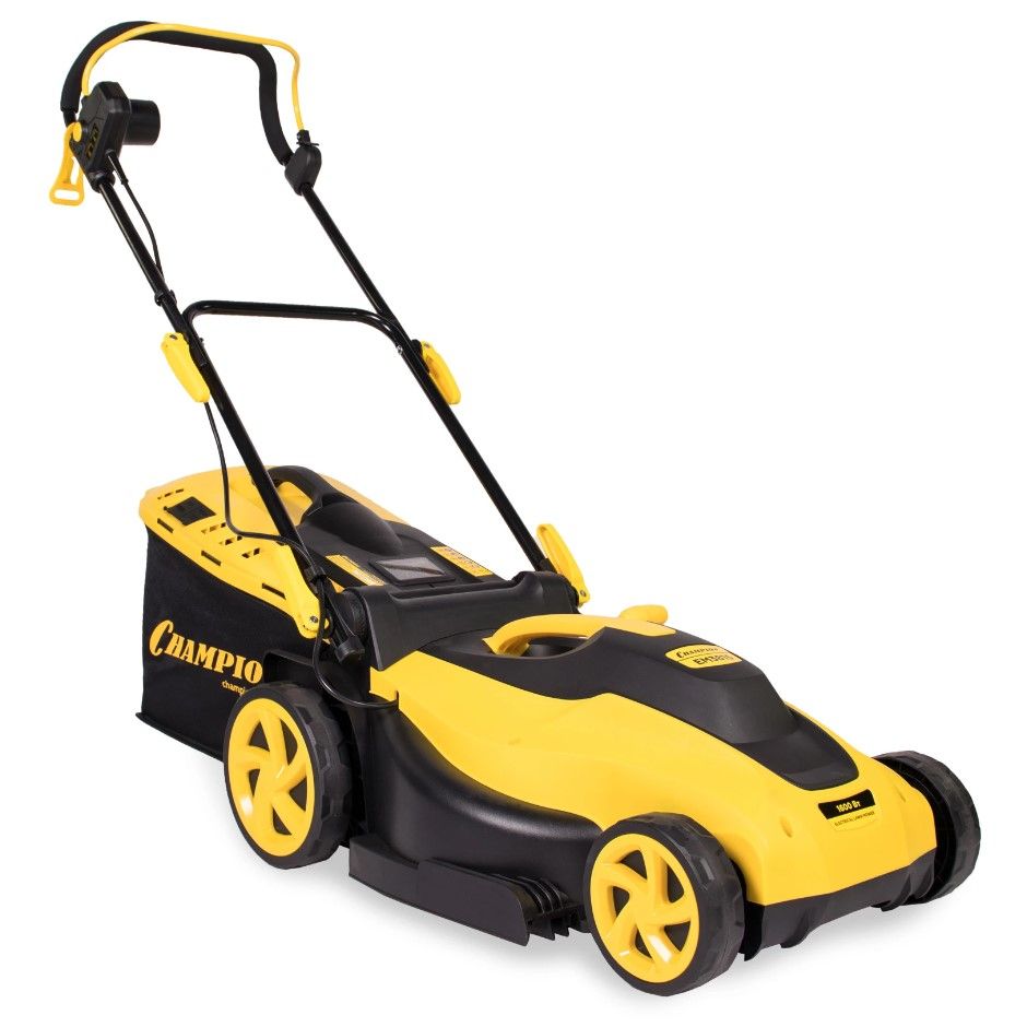 Газонокосилка эл. CHAMPION EM3815 (1,6 кВт пласт+ткань 45л шир.380мм выс.20-70мм, 6,4кг), EM3815 — изображение 2