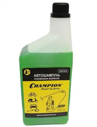 Автошампунь CHAMPION усиленная формула 1л, CHAMPION, C8124