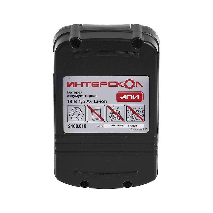 АПИ-1,5/18 аккум. блок 1,5А/ч, 18В, Li-ion 2400.019 — изображение 4