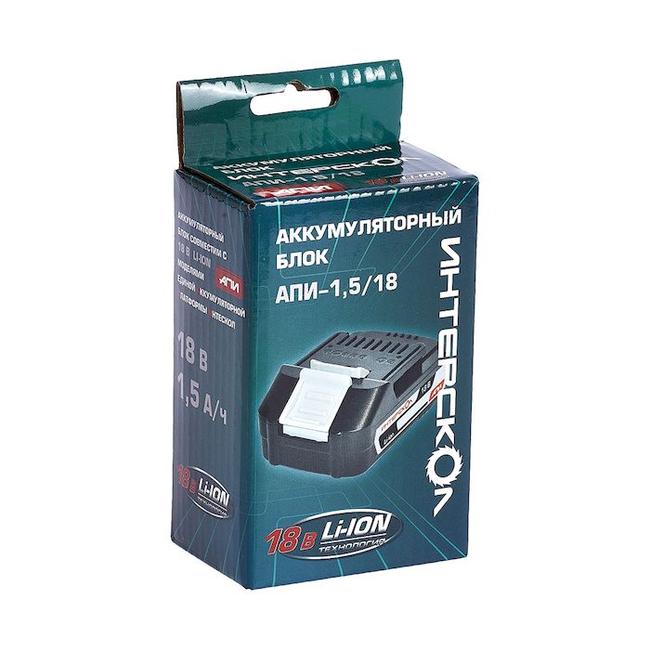 АПИ-1,5/18 аккум. блок 1,5А/ч, 18В, Li-ion 2400.019 — изображение 5