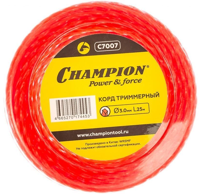 Леска CHAMPION Twisted Square 3,0мм 25м вит.квад.  C7007