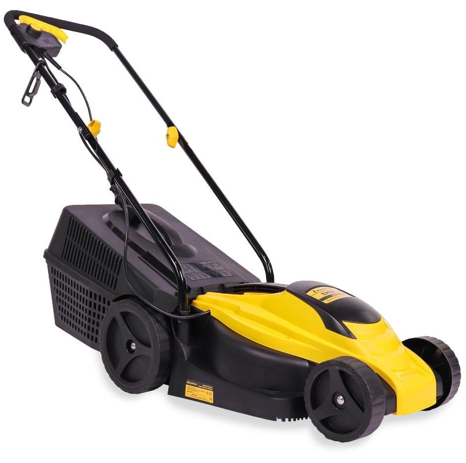 Газонокосилка эл. CHAMPION EM3110 (1000Вт пласт.травосб. 30л ширина 320мм 20-60мм, 6,8кг)