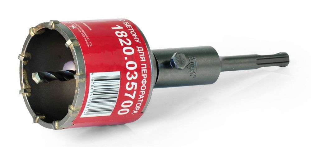 Коронка SDS+ 68мм бетон ELITECH 1820.035700 186037