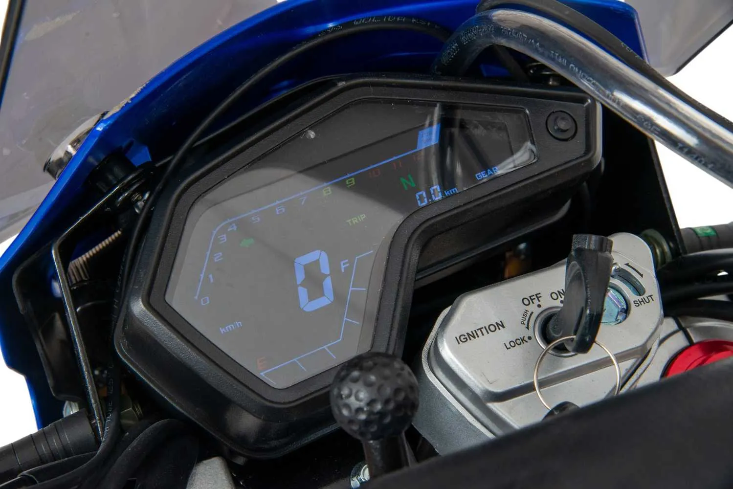 Мотоцикл Кросс 300 ENDURO SHIFT синий 26630 — изображение 8