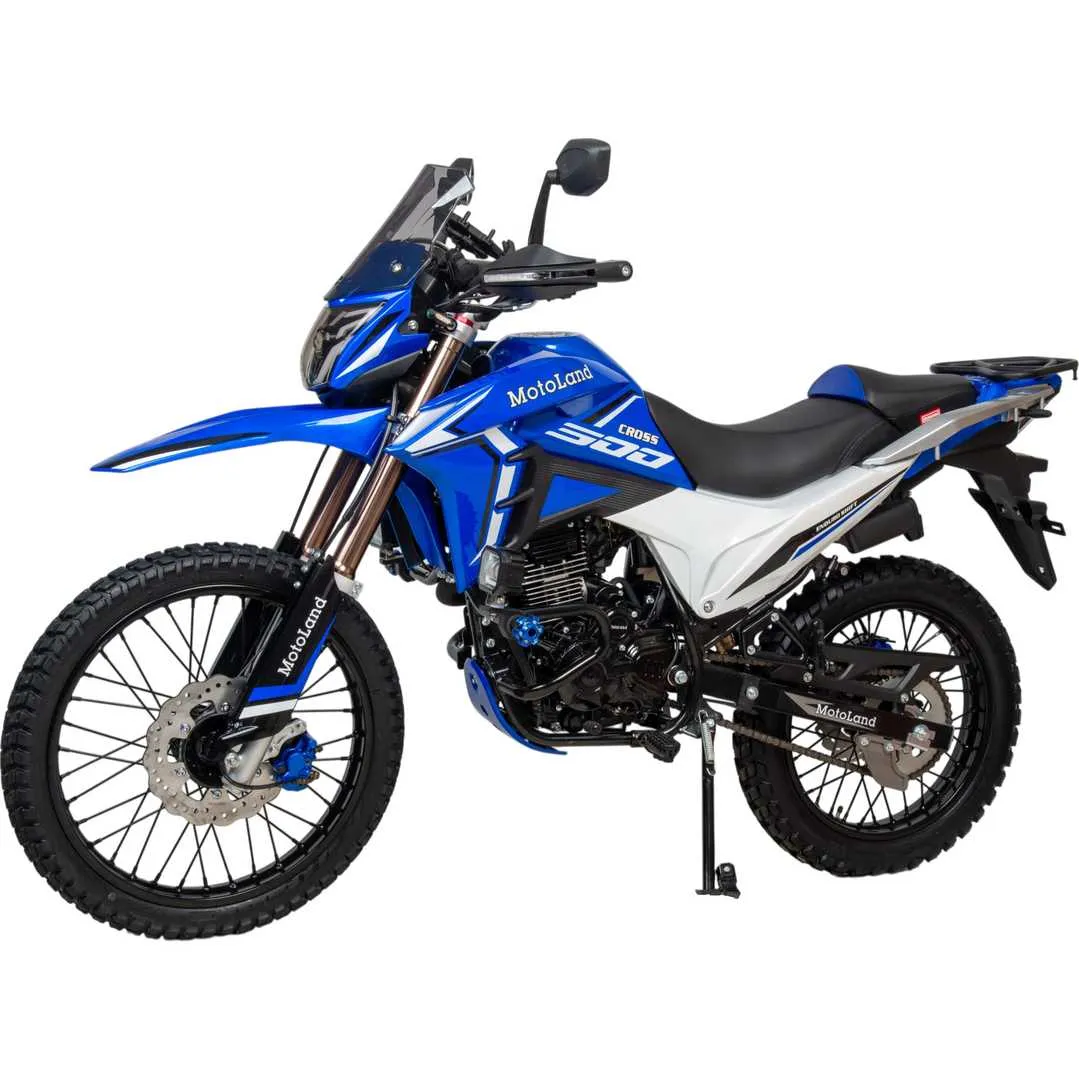 Мотоцикл Кросс 300 ENDURO SHIFT синий 26630 — изображение 2