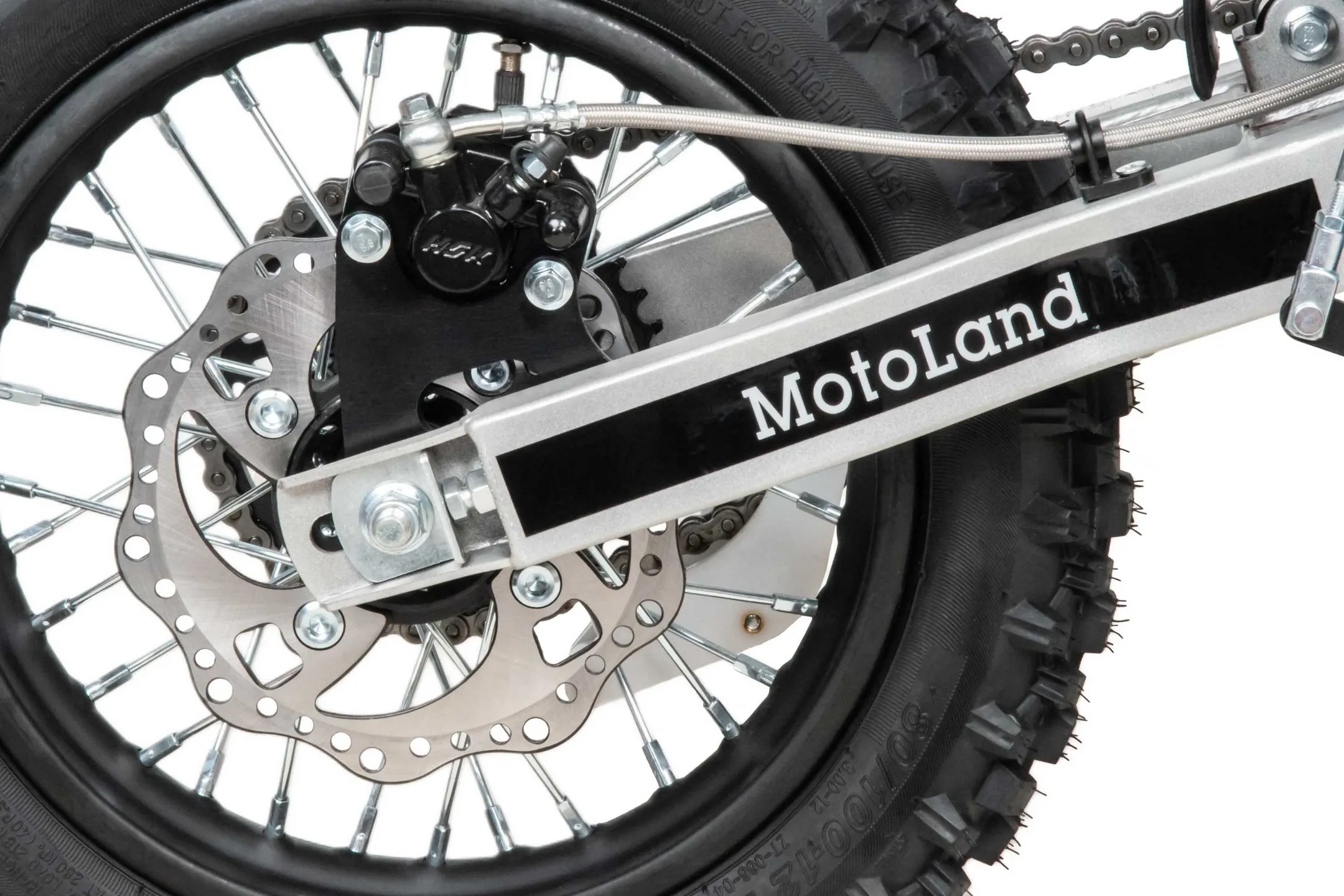 Питбайк Motoland TCX125 E 14/12 + фара синий 25703 — изображение 15