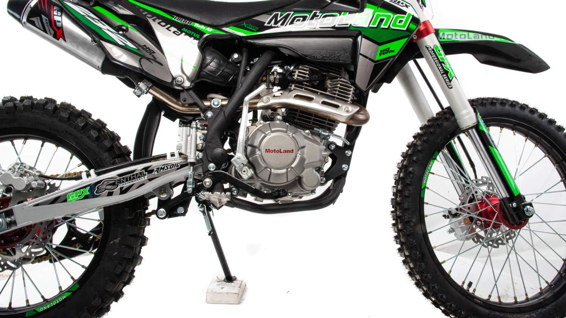 АКЦИЯ!!! Мотоцикл Кросс Motoland XT 250 HS 172FMM (PR5) с ПТС зеленый 15359 — изображение 4