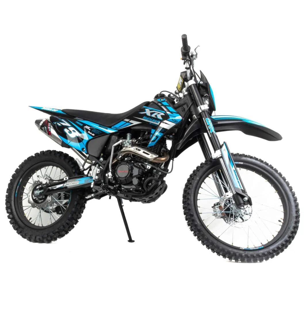 Мотоцикл Кросс Motoland XR300 LITE синий (175FMM) 21939 — изображение 3