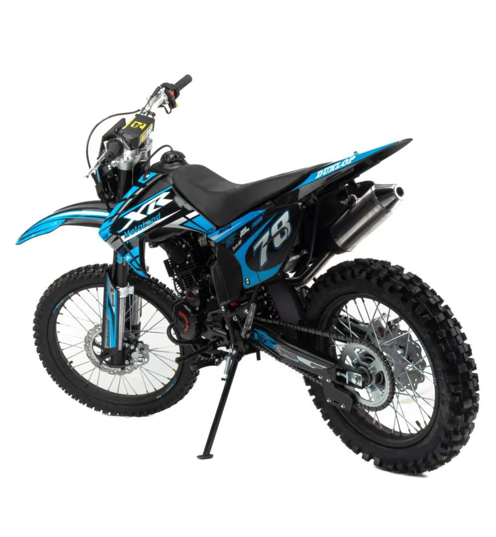 Мотоцикл Кросс Motoland XR300 LITE синий (175FMM) 21939 — изображение 6