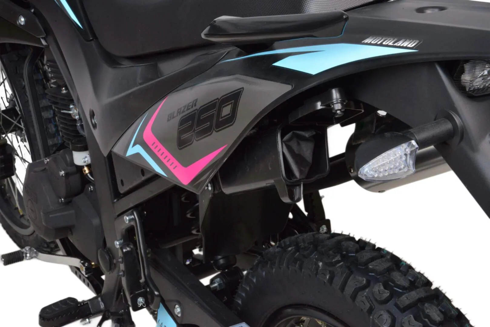 Мотоцикл Motoland 250 ENDURO BLAZER (XF250-A) синий 23761 — изображение 9