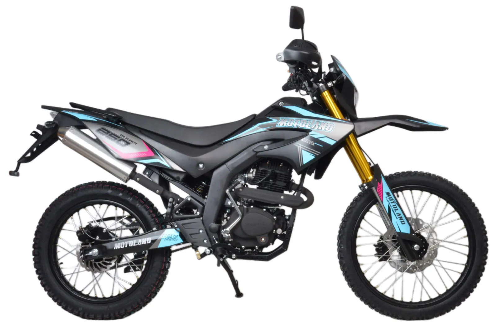 Мотоцикл Motoland 250 ENDURO BLAZER (XF250-A) синий 23761 — изображение 15
