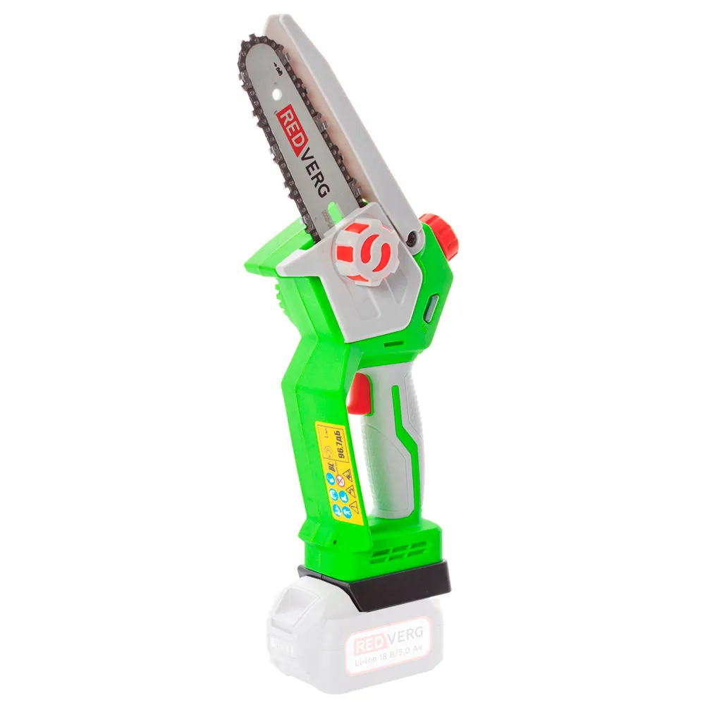 Пила-мини цепная аккумуляторная бесщеточная REDVERG RD-C18BL/U (без акк, без з/у) — изображение 2