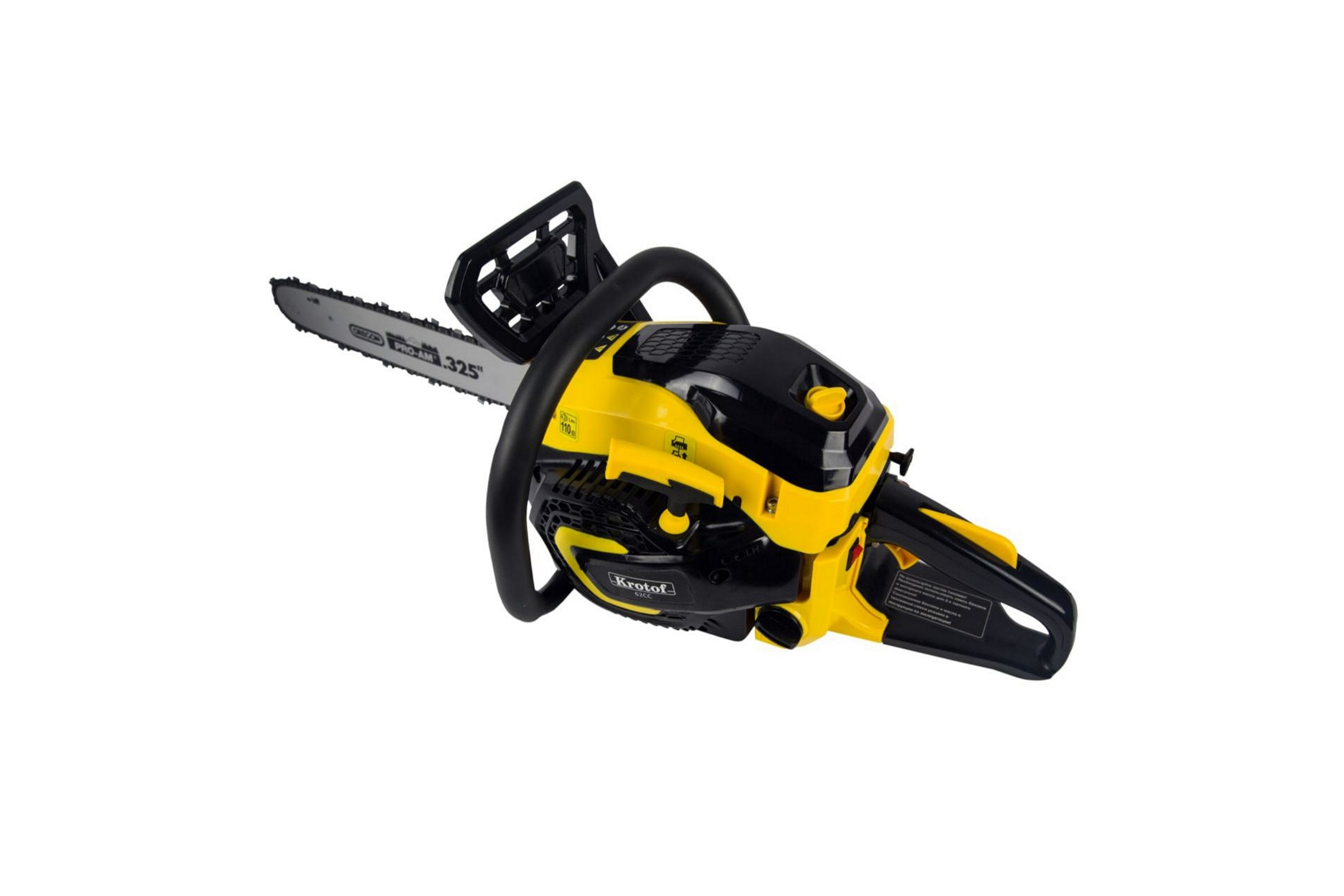 Бензопила Krotof 6200 PRO (62 куб.см., пильная гарнитура Oregon, карбюратор Walbro, шина 18") 29078 — изображение 2