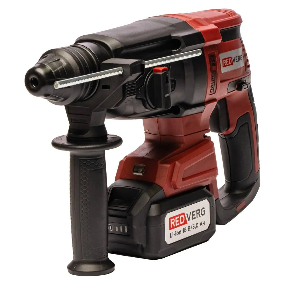 Перфоратор аккумуляторный бесщеточный REDVERG RD-RH18-24BLK/U (с АКБ 5Ач и ЗУ)