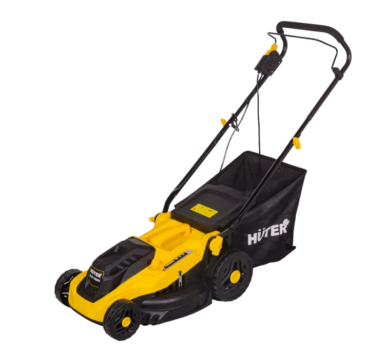 Газонокосилка электрическая ELM-1800T Huter (1800 Вт, бак ткань 45 л, дека 42см)