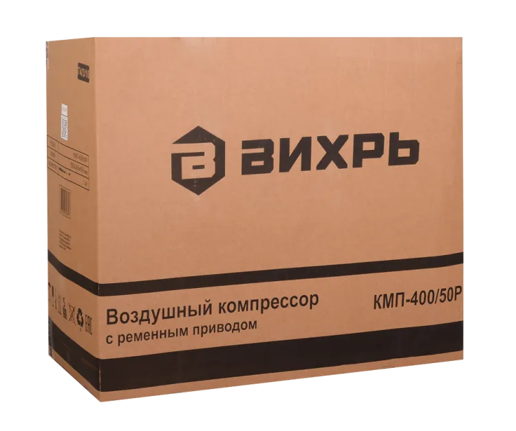 Компрессор поршневой ВИХРЬ КМП-400/50Р 74/3/10 — изображение 6