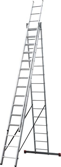 Лестница трехсекционная Новая высота серия NV100 3x15 4,01х0,46х0,19 1230315