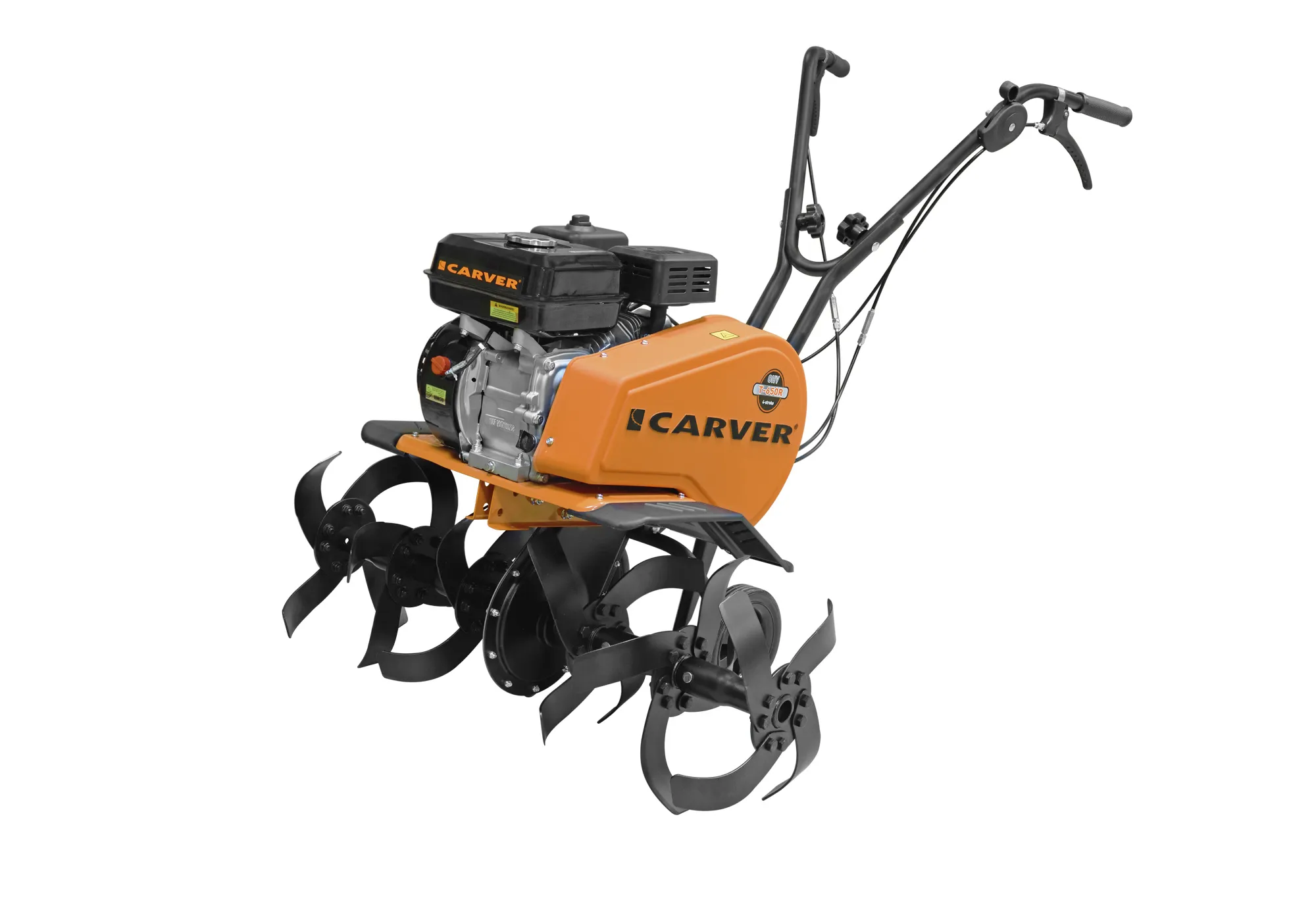 Мотокультиватор CARVER T-650R (7 л.с., передача 1/1, реверс, цепной редуктор, ширина 85 см)