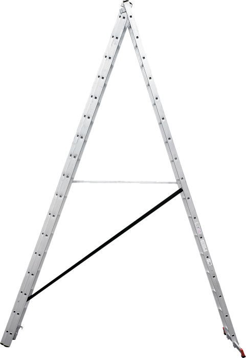Лестница трехсекционная Новая высота серия NV100 3x17 4,53х0,46х0,19 1230317 — изображение 6