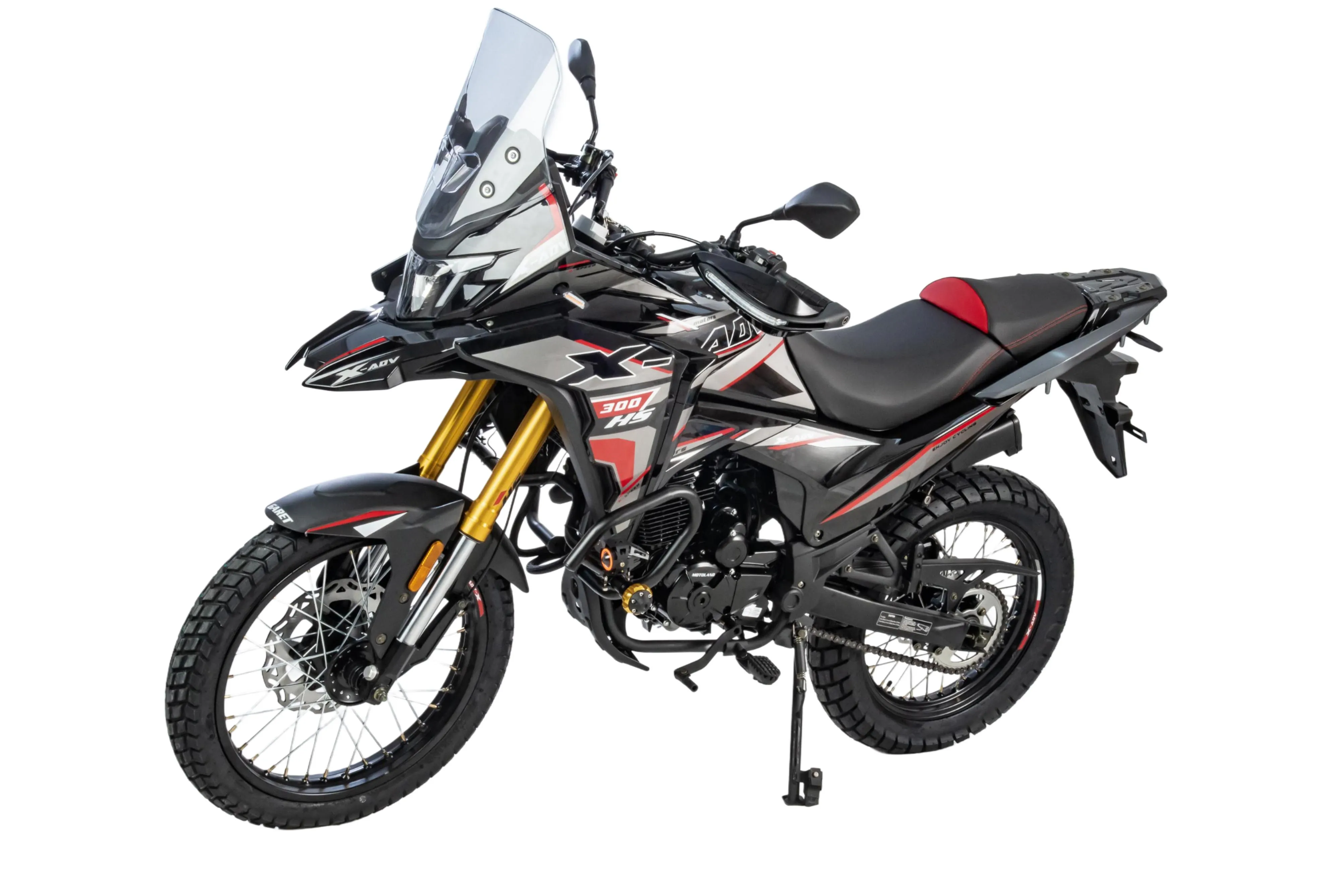 Мотоцикл Кросс 300 ENDURO GARET 19/17 черный 23501