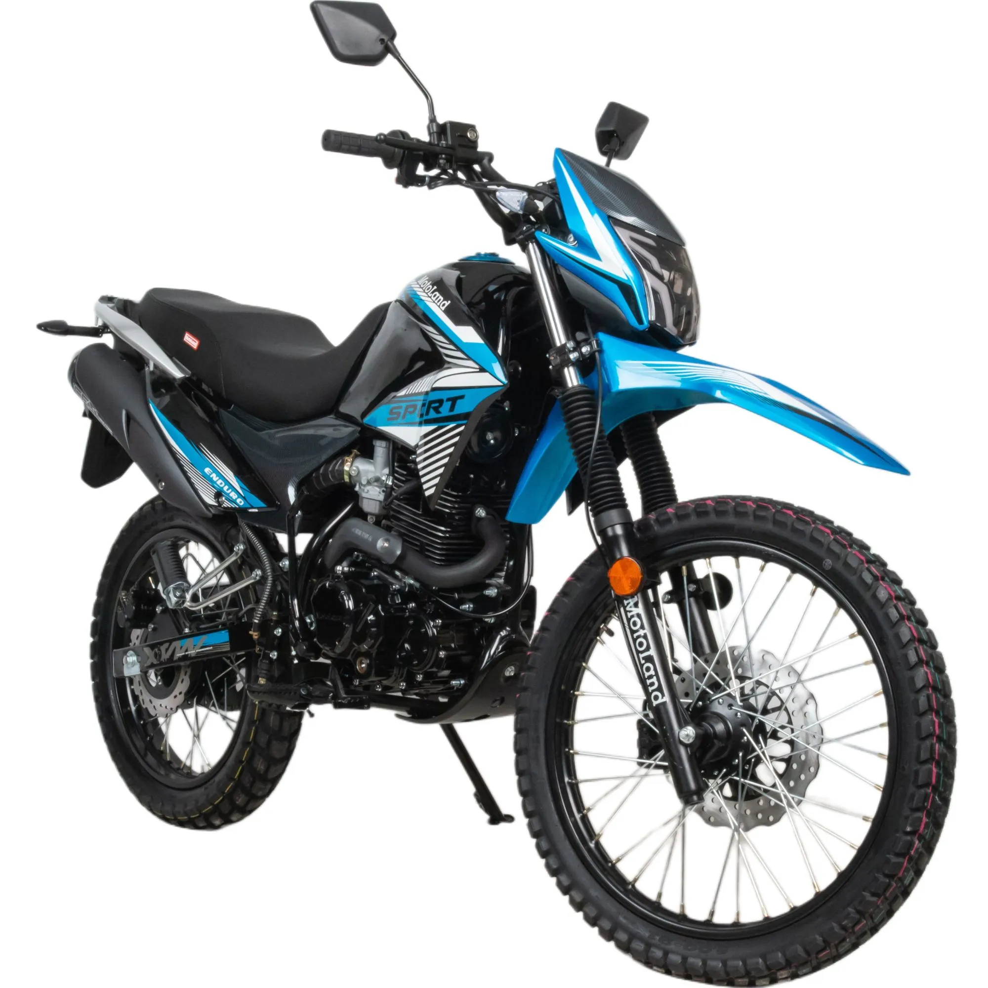 Мотоцикл Кросс 250 ENDURO LT (XF250-B) NEON синий 23498 — изображение 2