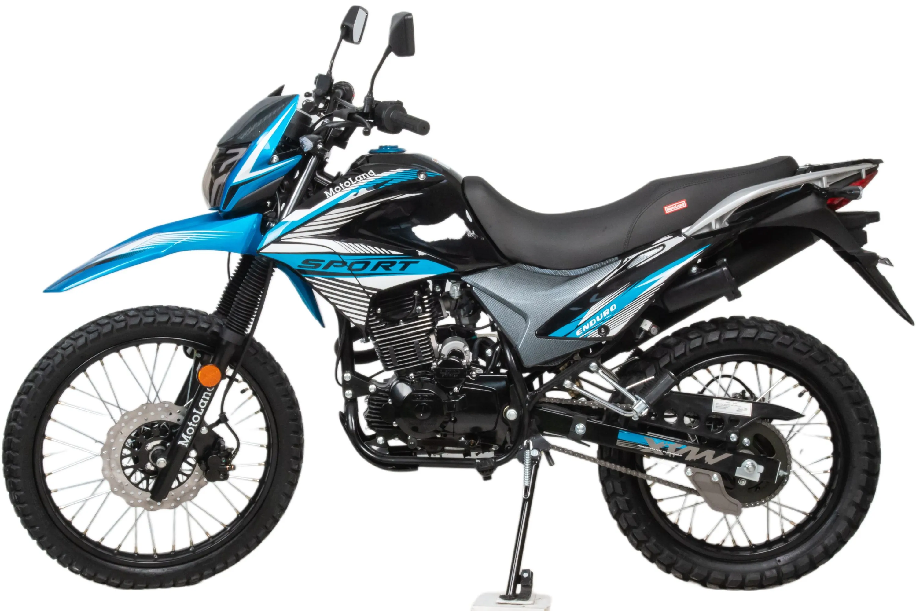 Мотоцикл Кросс 250 ENDURO LT (XF250-B) NEON синий 23498 — изображение 3
