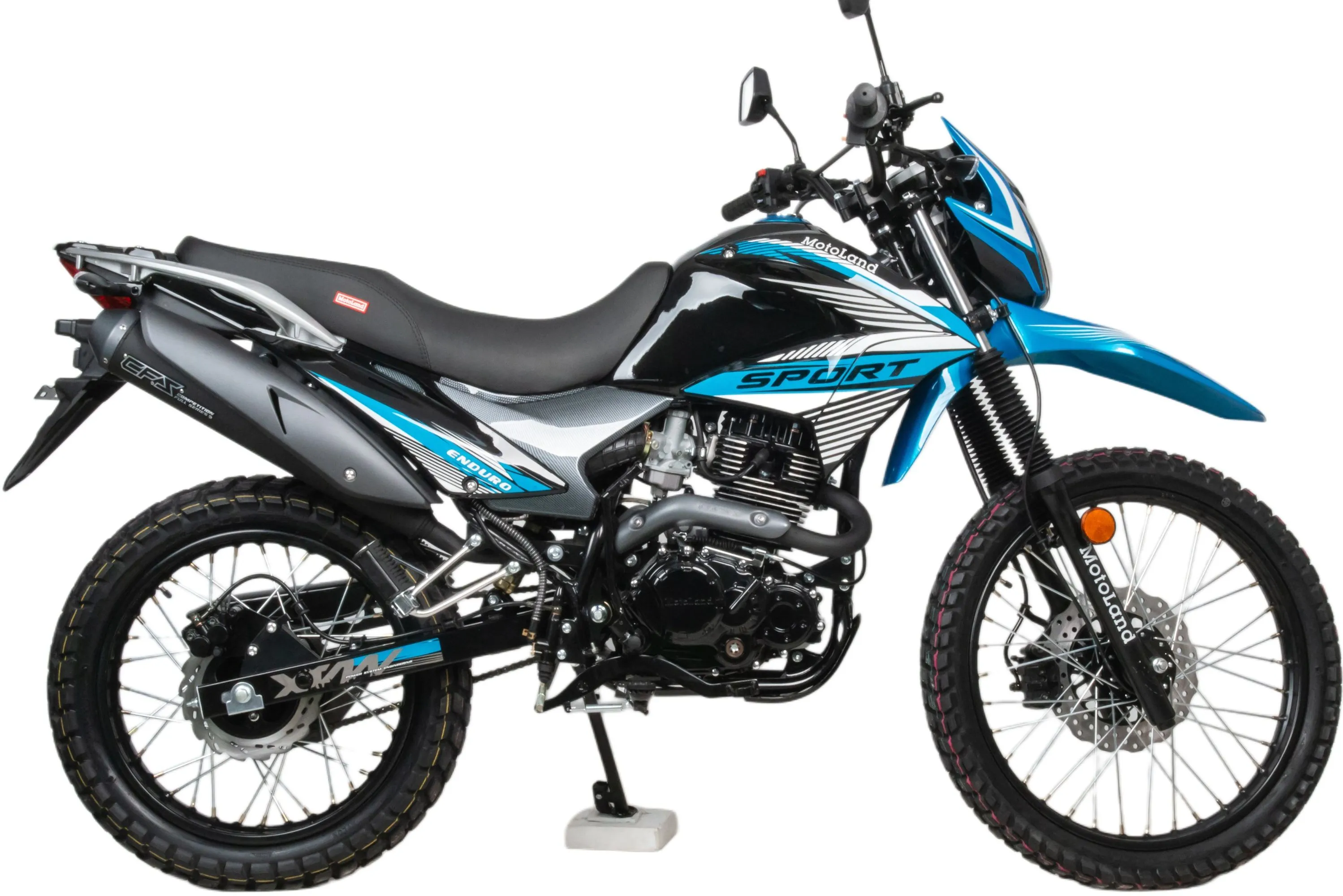 Мотоцикл Кросс 250 ENDURO LT (XF250-B) NEON синий 23498 — изображение 4