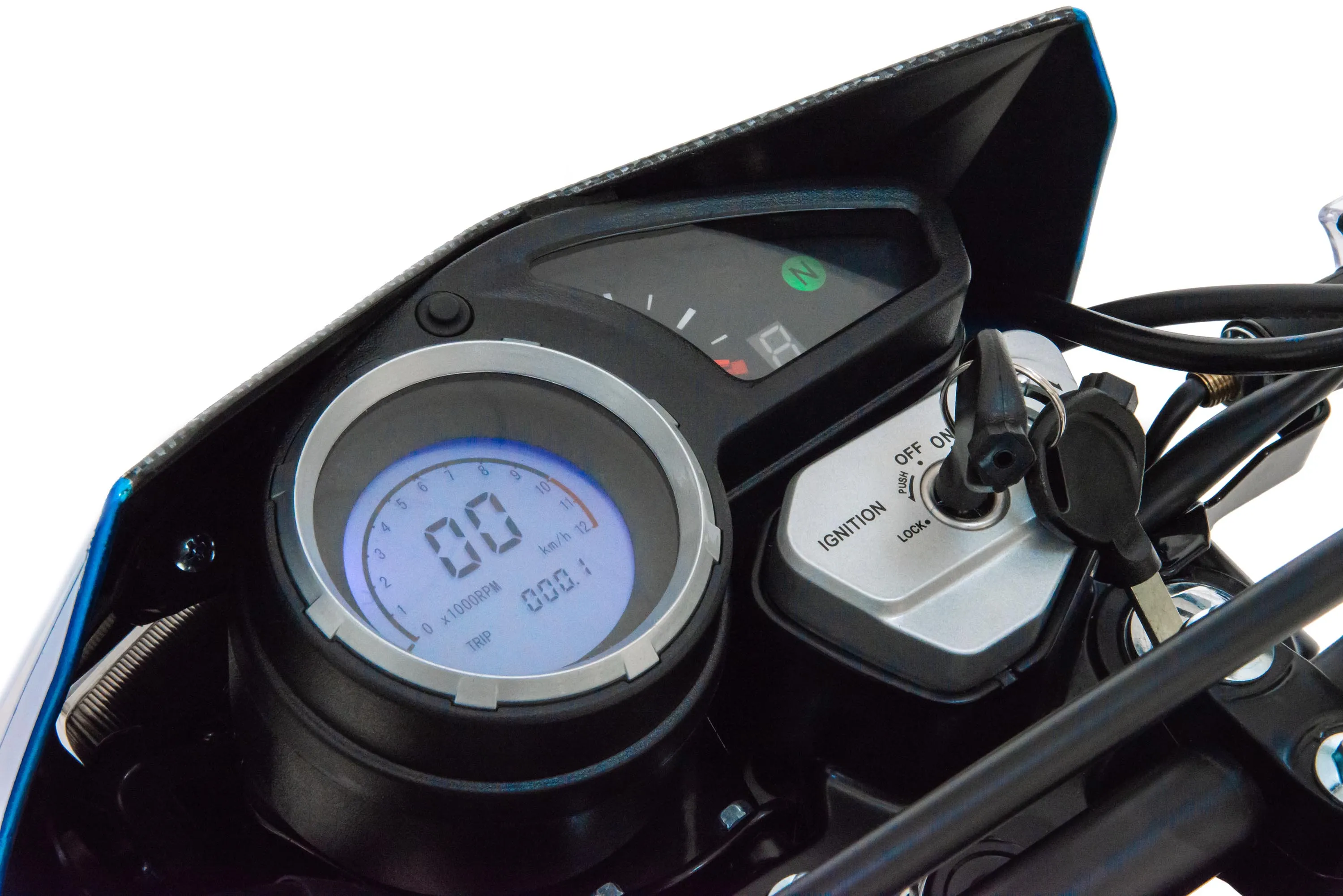 Мотоцикл Кросс 250 ENDURO LT (XF250-B) NEON синий 23498 — изображение 7