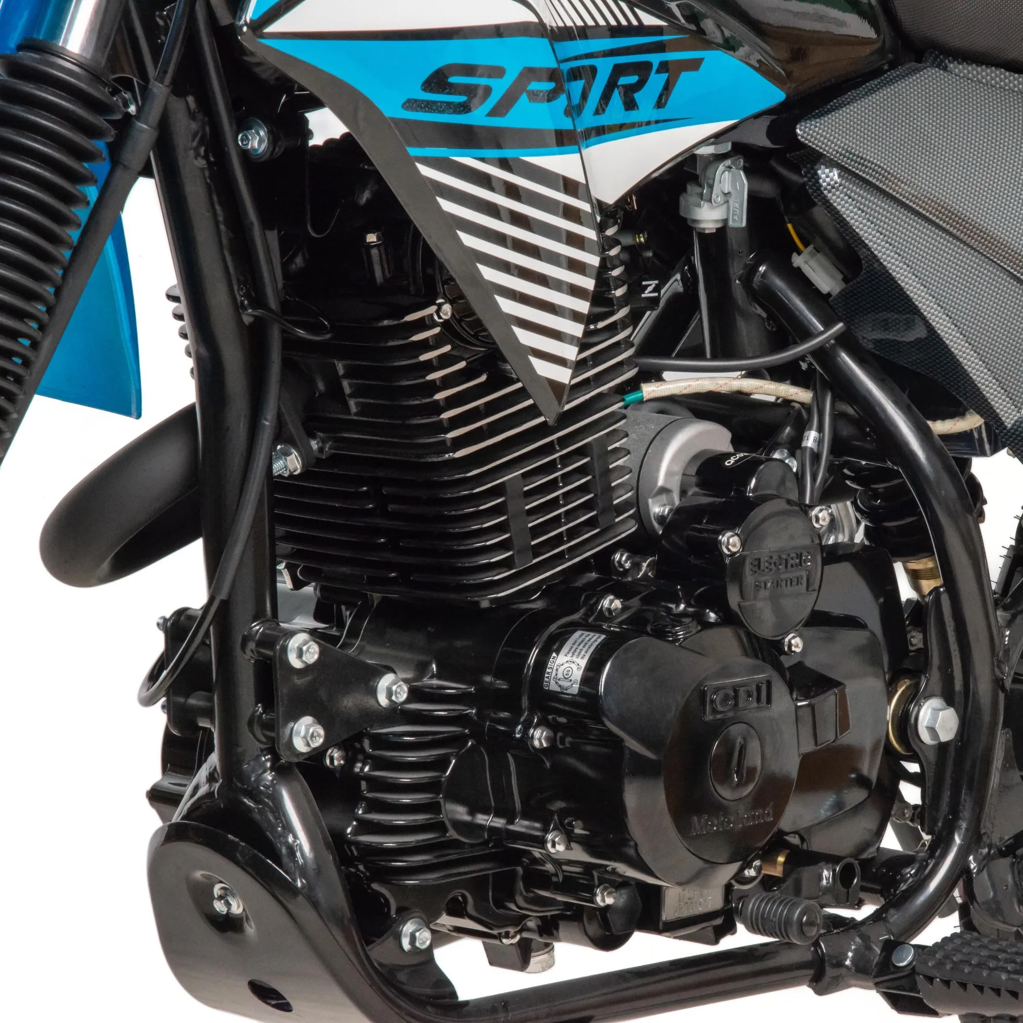 Мотоцикл Кросс 250 ENDURO LT (XF250-B) NEON синий 23498 — изображение 9