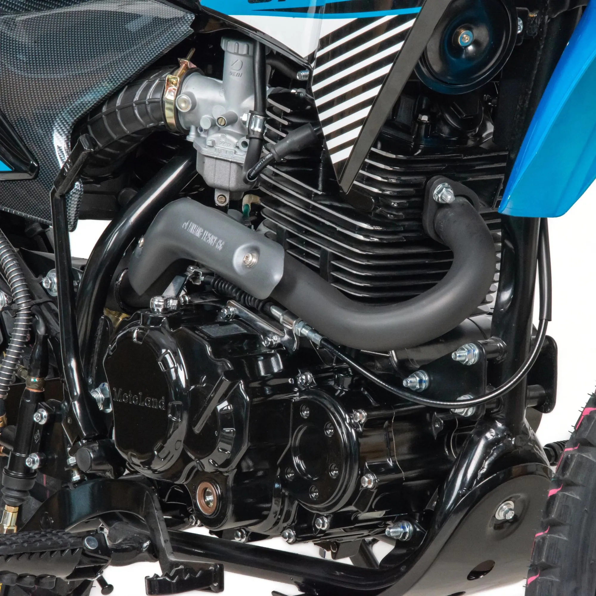 Мотоцикл Кросс 250 ENDURO LT (XF250-B) NEON синий 23498 — изображение 10