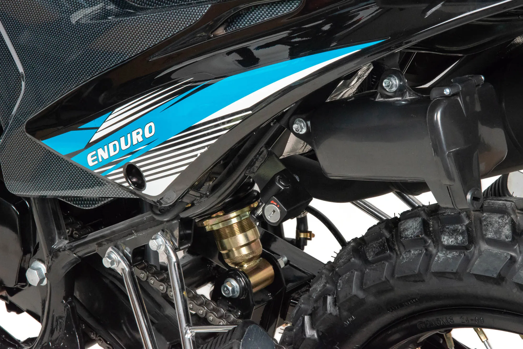 Мотоцикл Кросс 250 ENDURO LT (XF250-B) NEON синий 23498 — изображение 16