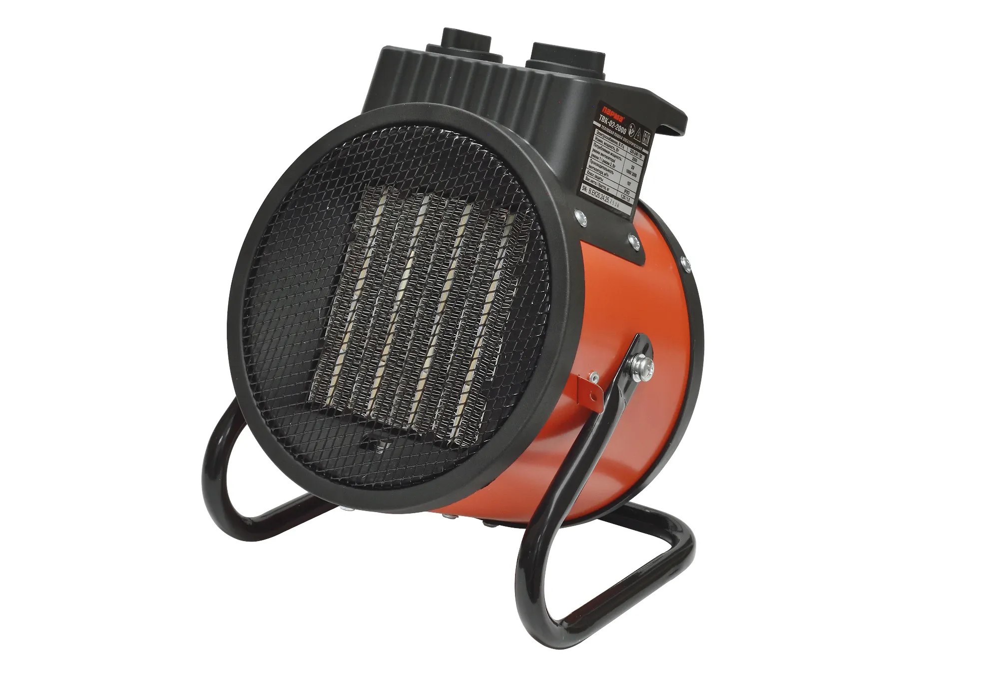 Тепловентилятор ПАРМА ТВК-02-2000 (220 В, 1,0/2,0 кВт, 197 куб.м/час) (8 шт/кор) 02.011.00072