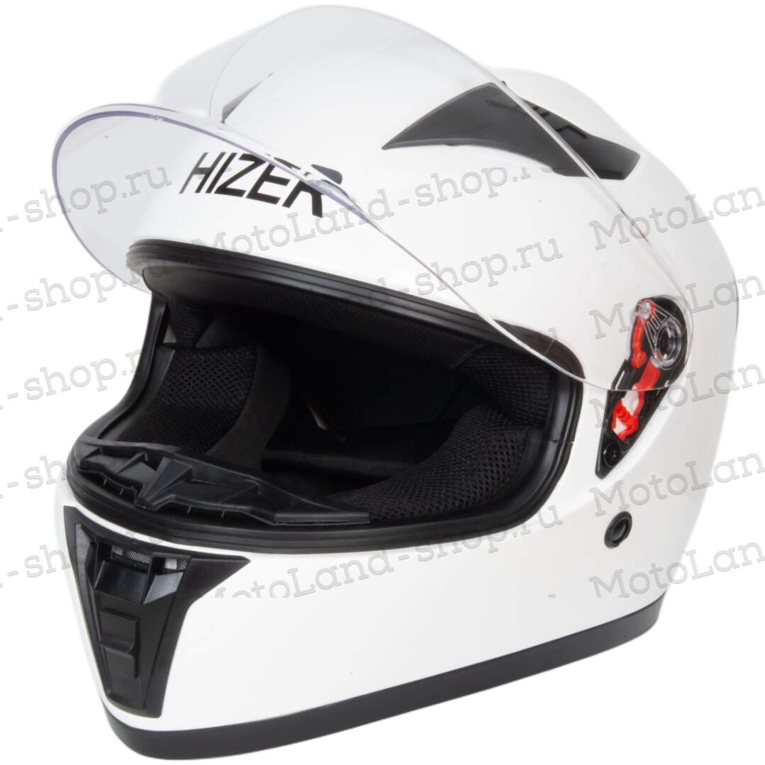Шлем мото интеграл HIZER 532 (S) white	 13423