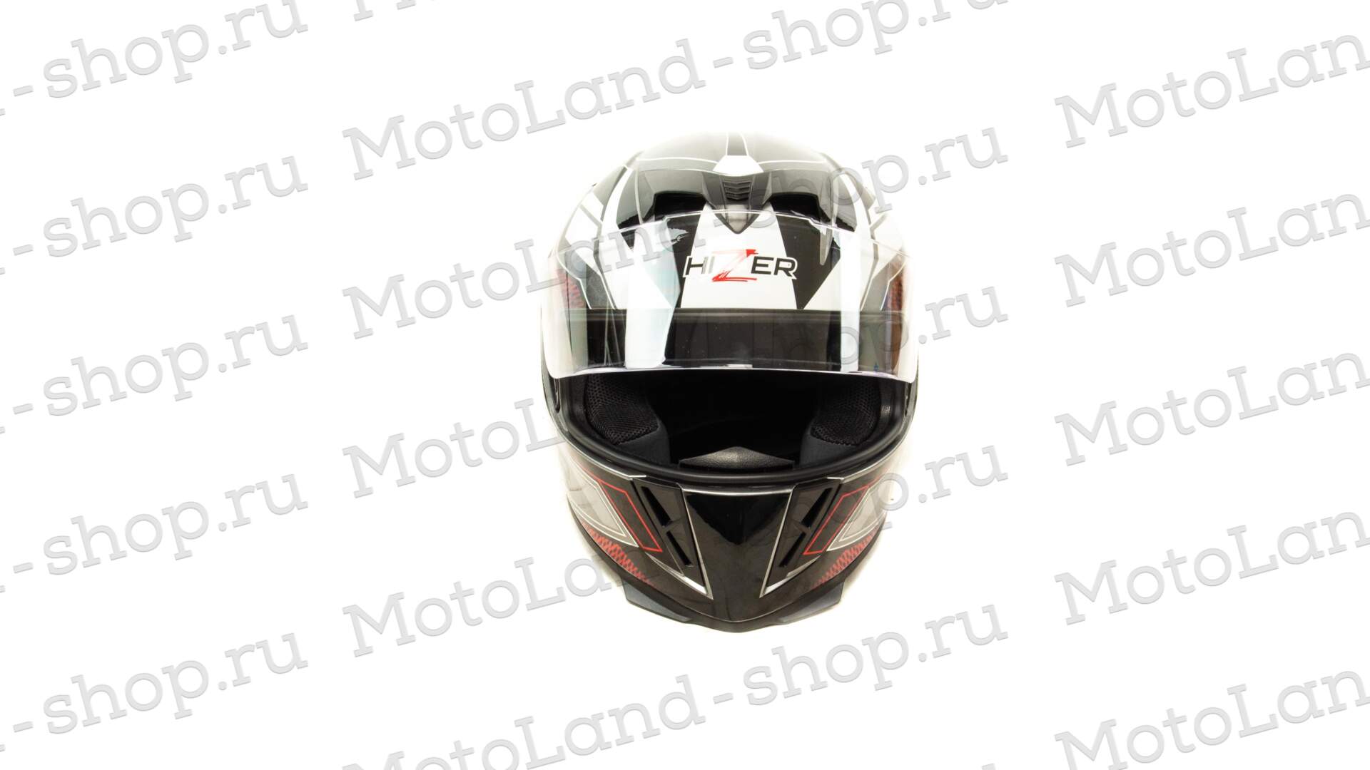 Шлем мото интеграл HIZER J5311 #3 (XL) gray/white 14707