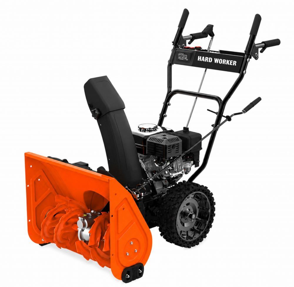 Снегоуборщик HARD WORKER ST 560EFP ПРЕМИУМ (7л.с/скор6/2/ковш56х51/эл.стар/фара/обогр.руч/безкамер)